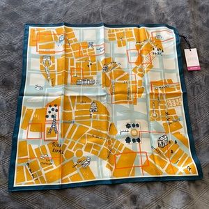 Galeries Lafayette Paris Print 100% silk Scarf